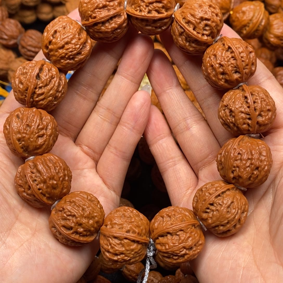 桃核手串佳*麒麟官帽