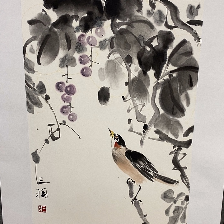 淺***墨国画手写手绘作品277