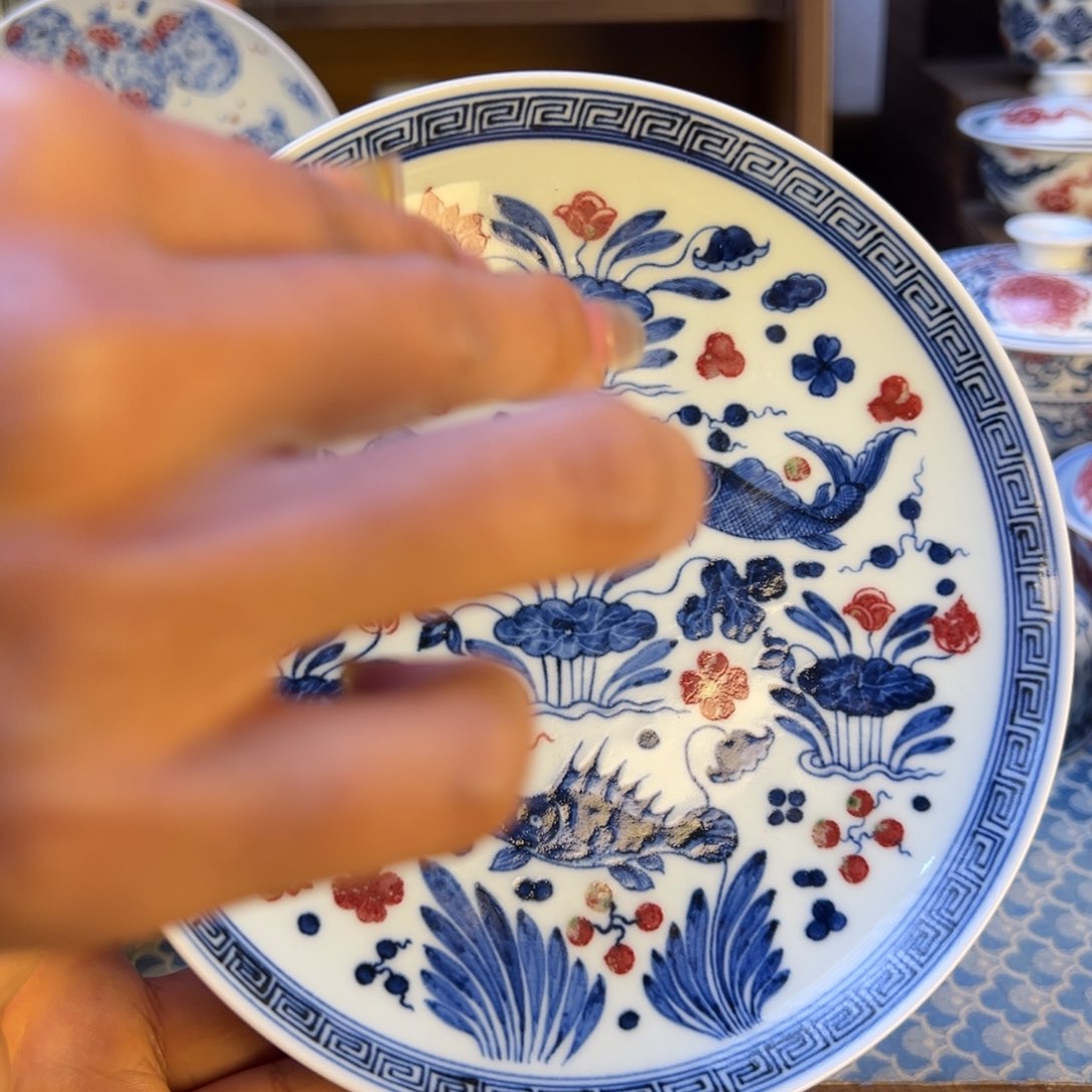 盖碗没编号景德镇茶器百宝箱