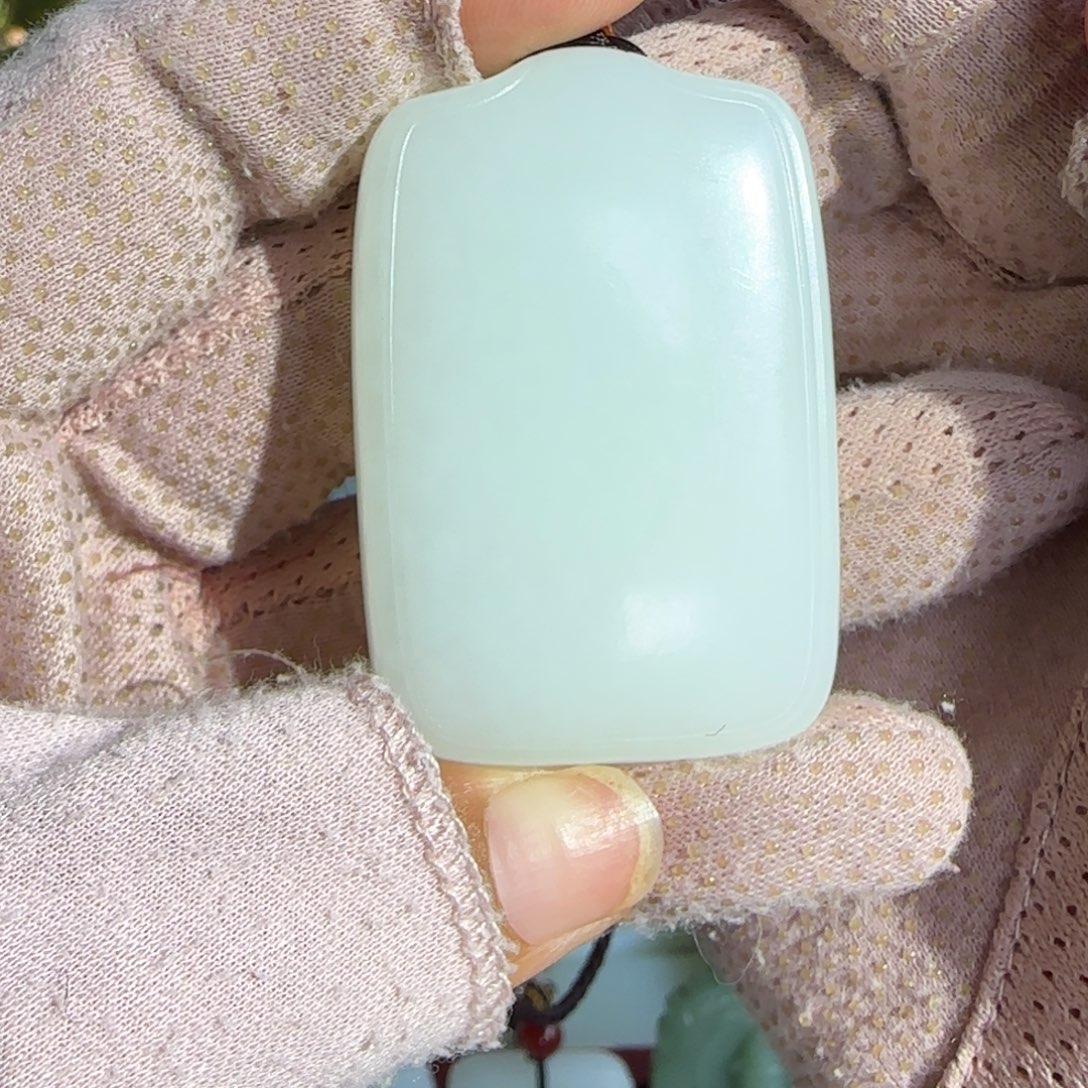 和田玉未镶嵌颈饰48