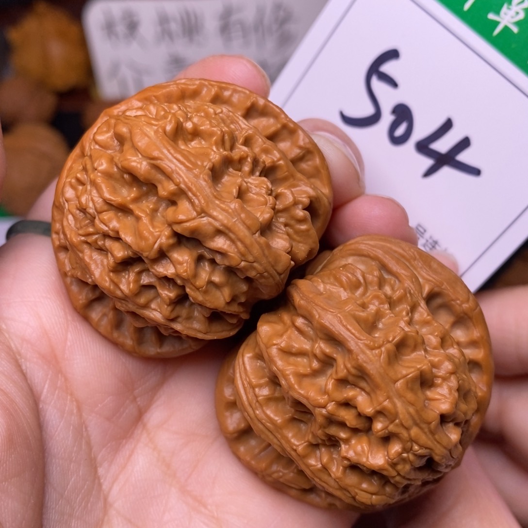 把件文玩核桃504白狮子4.3