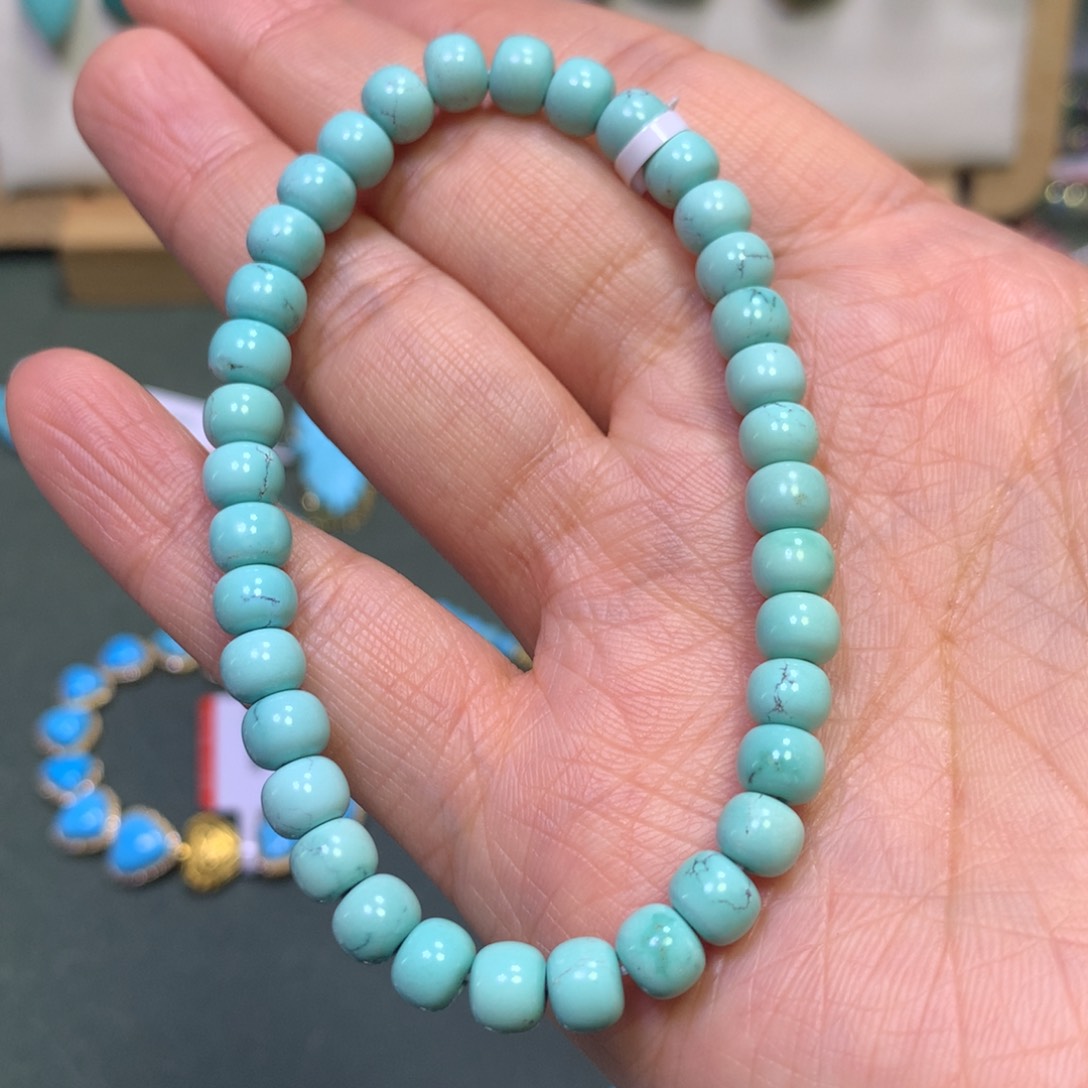 绿松石手串未镶嵌