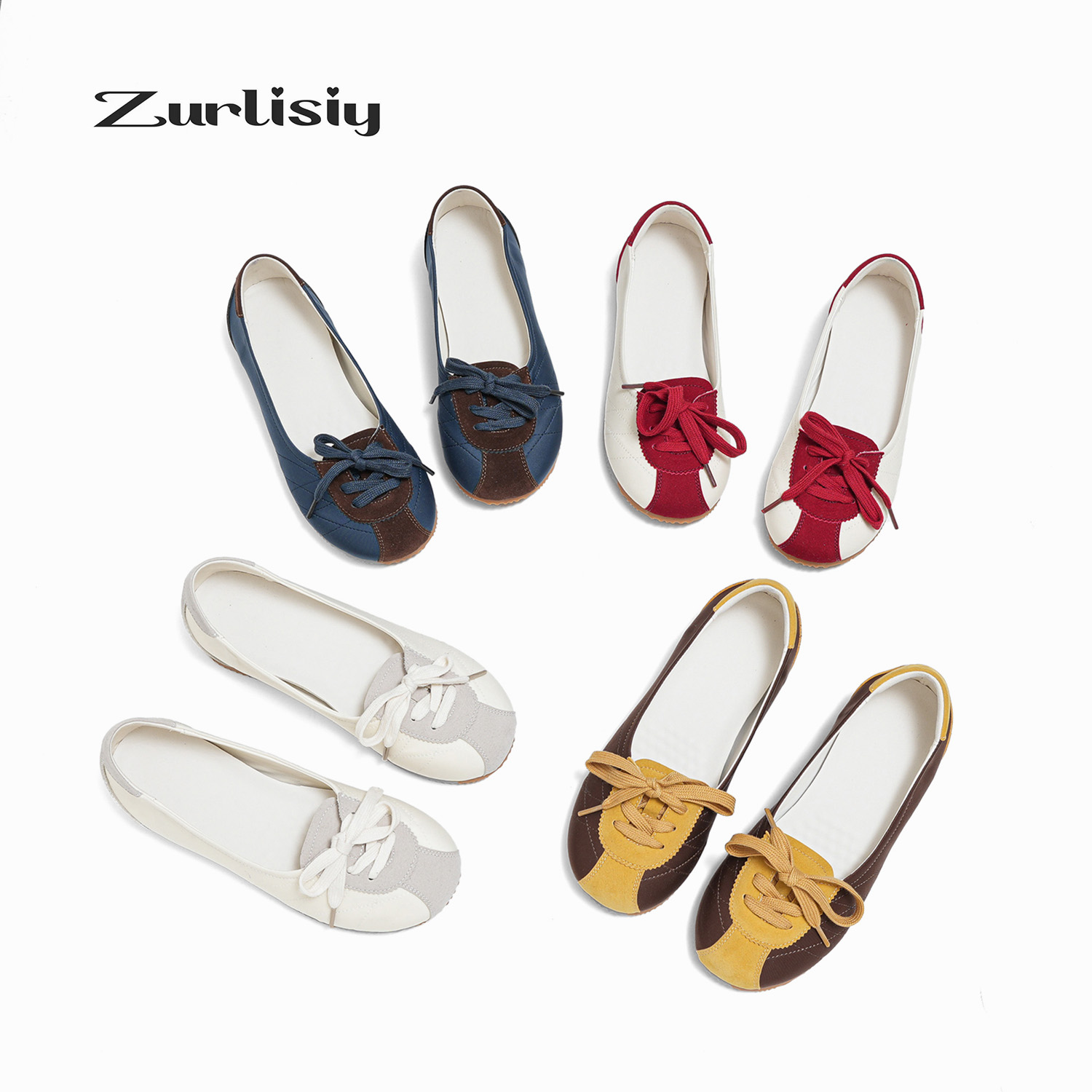 2025春夏款上新原创首发真皮单鞋敲软敲透气防滑软底女单鞋5L95