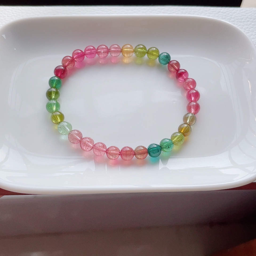 手链未镶嵌碧玺6mm左右