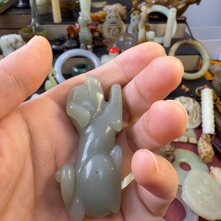 孤***行和田玉未镶嵌手链