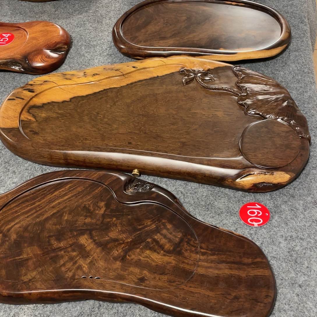 （****）黑檀木实木随行茶盘