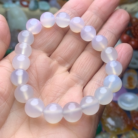 玛瑙/玉髓珠宝奇石未镶嵌手链