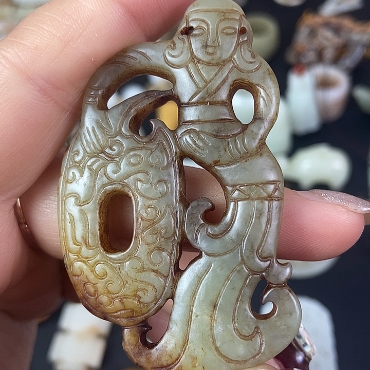 和田玉挂件未镶嵌