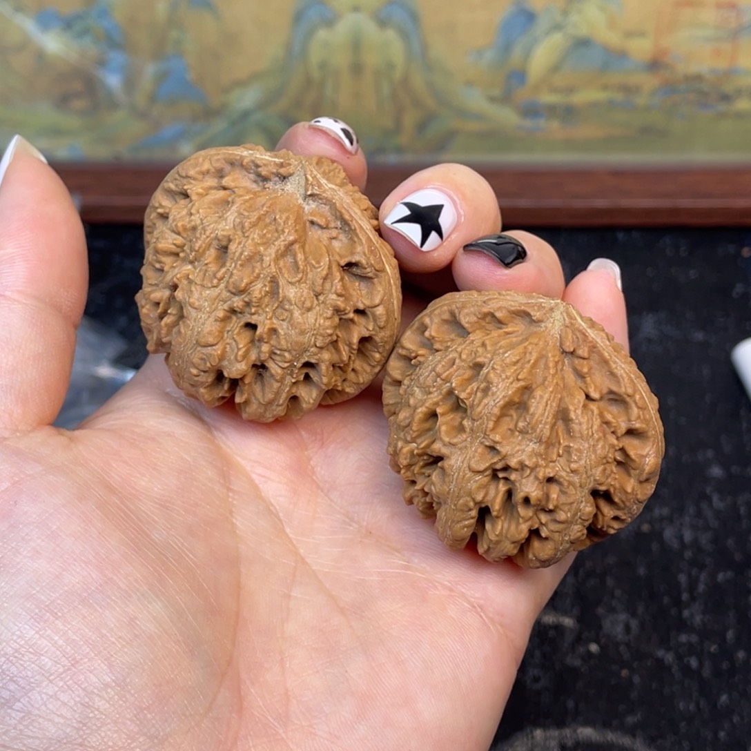 用***2文玩核桃把件15号15