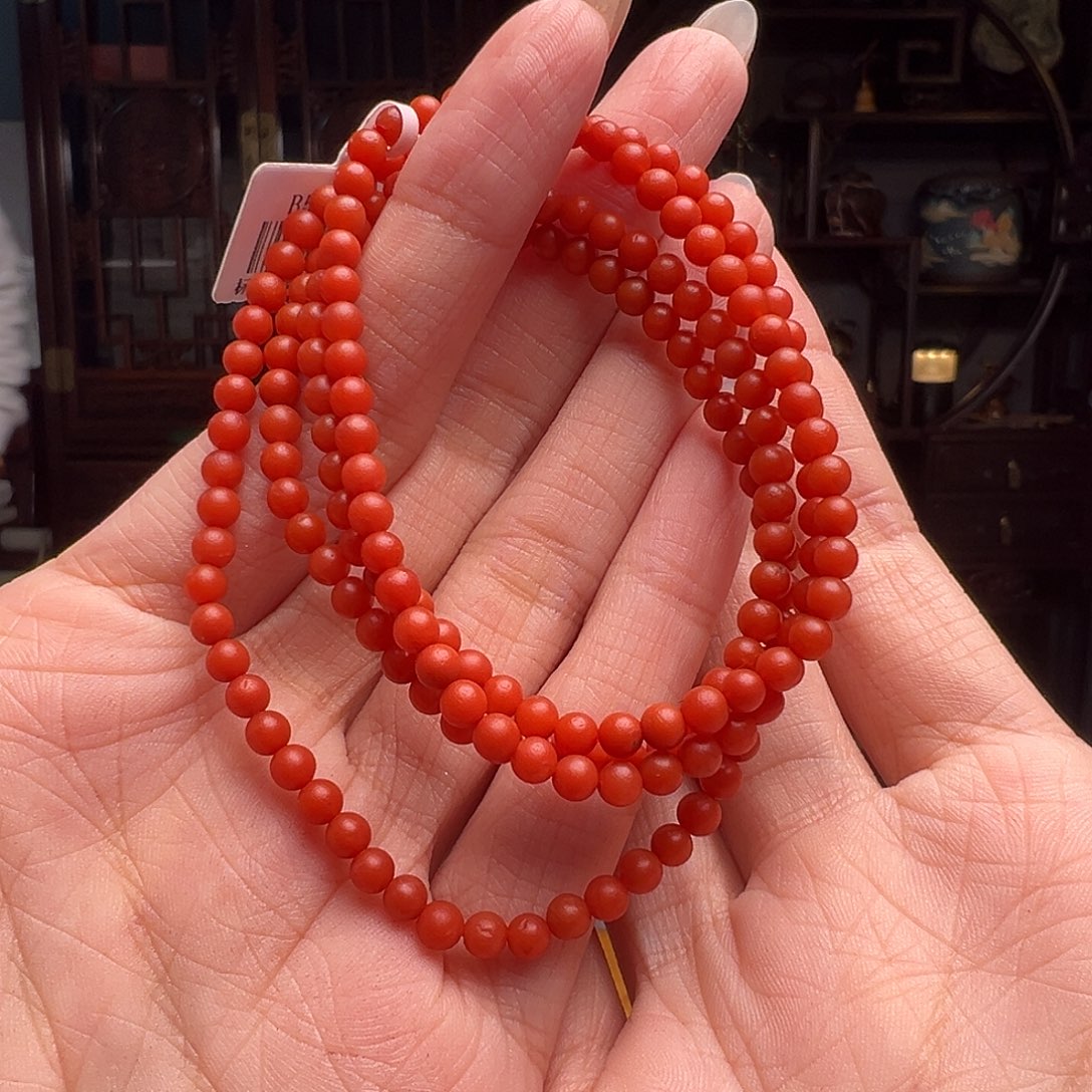 南红玛瑙南红未镶嵌XJ062。多圈