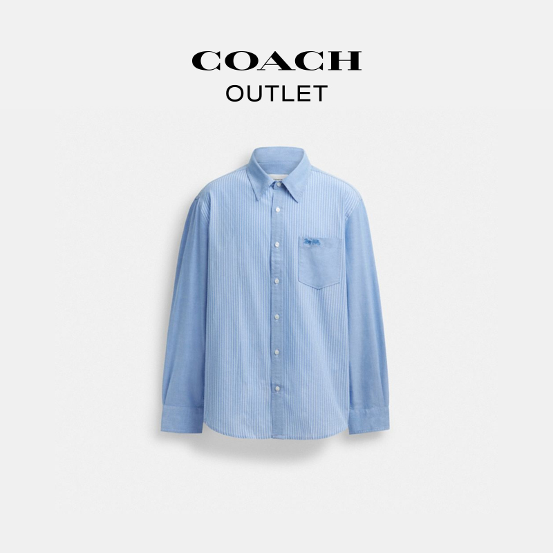 COACH/蔻驰奥莱 MIX MEDIA衬衫