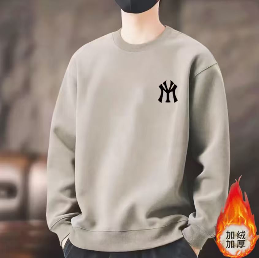 【加绒款】]2025秋冬加绒圆领长袖卫衣运动时尚简约百搭男女同款15