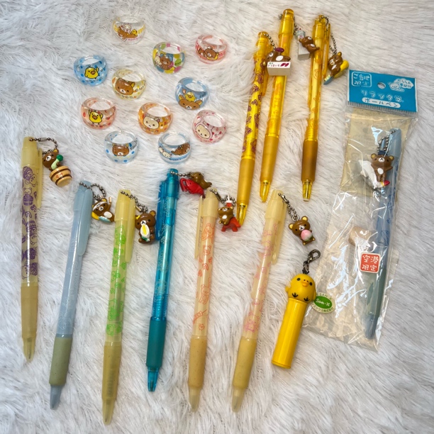 日本正品三丽鸥 轻松熊 Hellokitty 绝版稀有地域限定笔