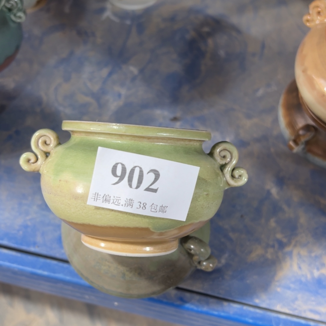 红陶景德镇手工花盆