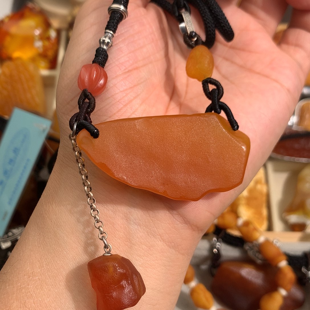 蜜蜡裸石未镶嵌你