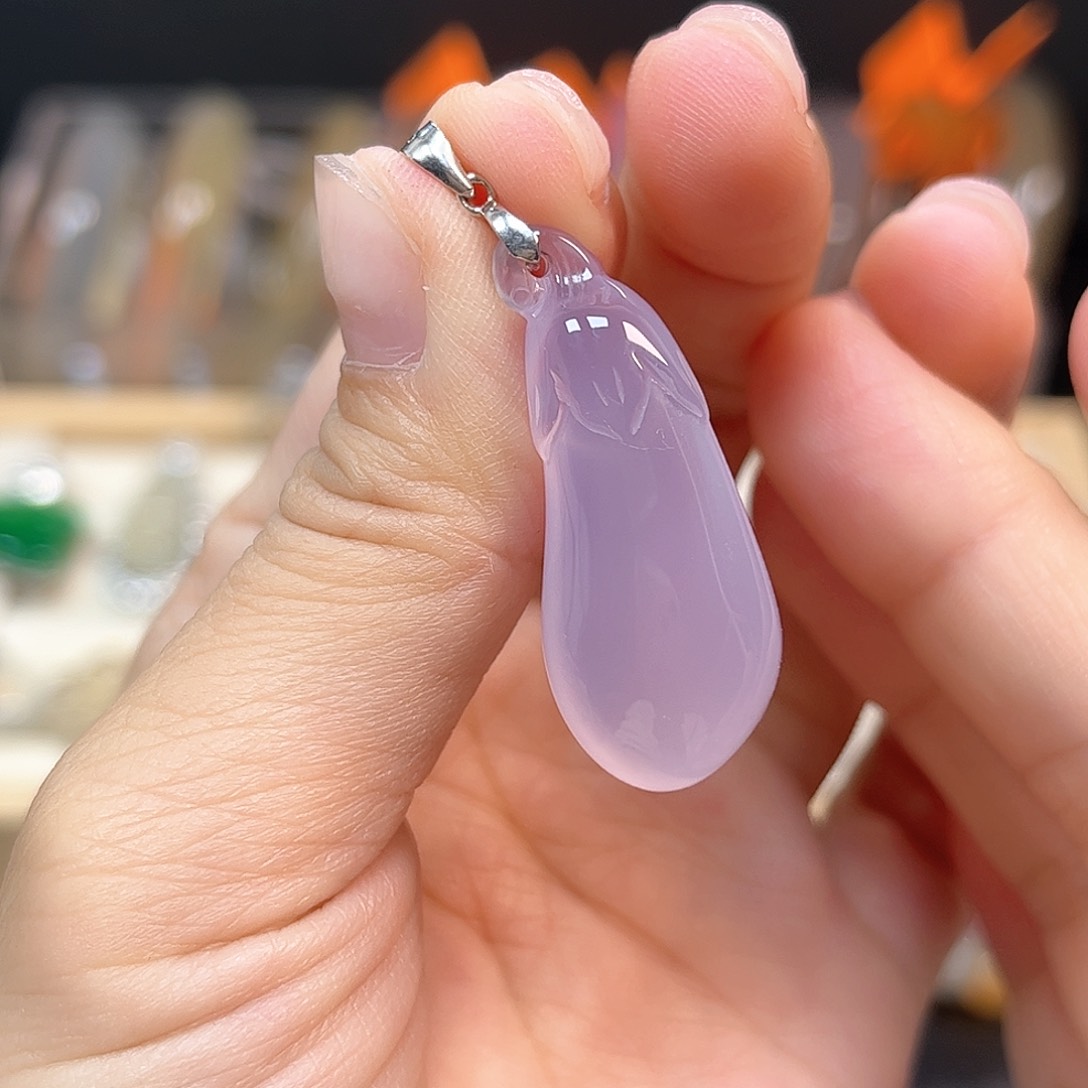 玛瑙/玉髓颈饰银S925镶嵌