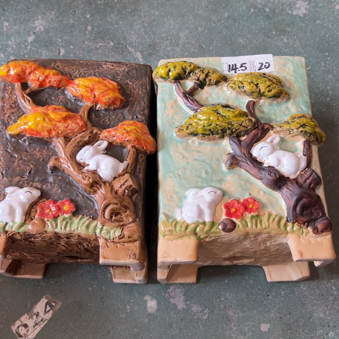 花盆，拍满20发货，退款拉黑