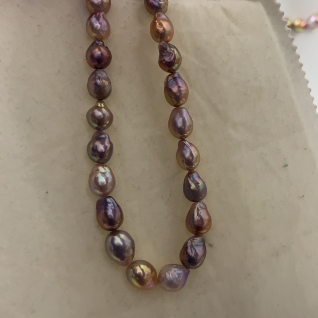 淡水珍珠耳环银S925镶嵌