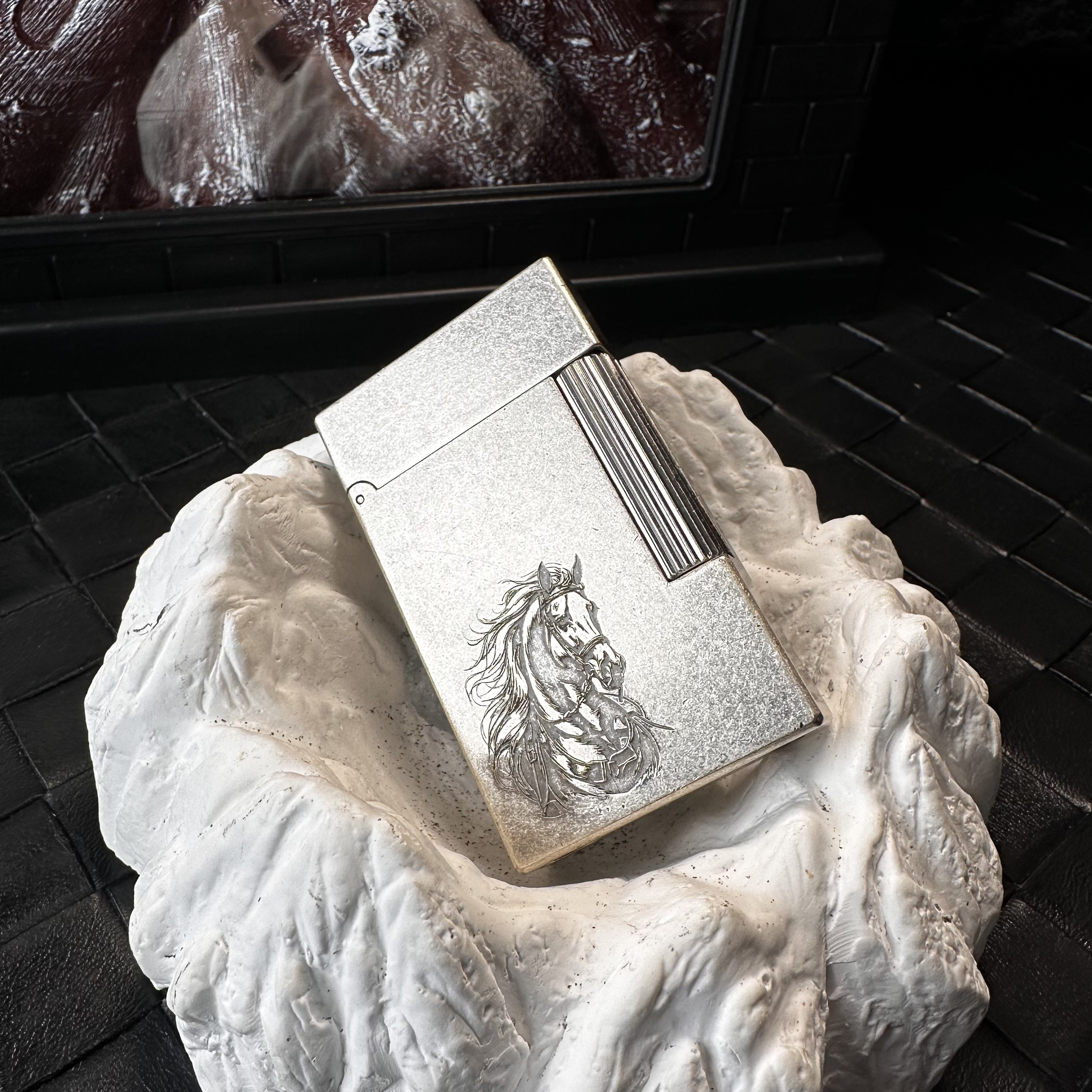 calories卡路古银骏马经典复古创意高颜值朗声打火机送男友个性