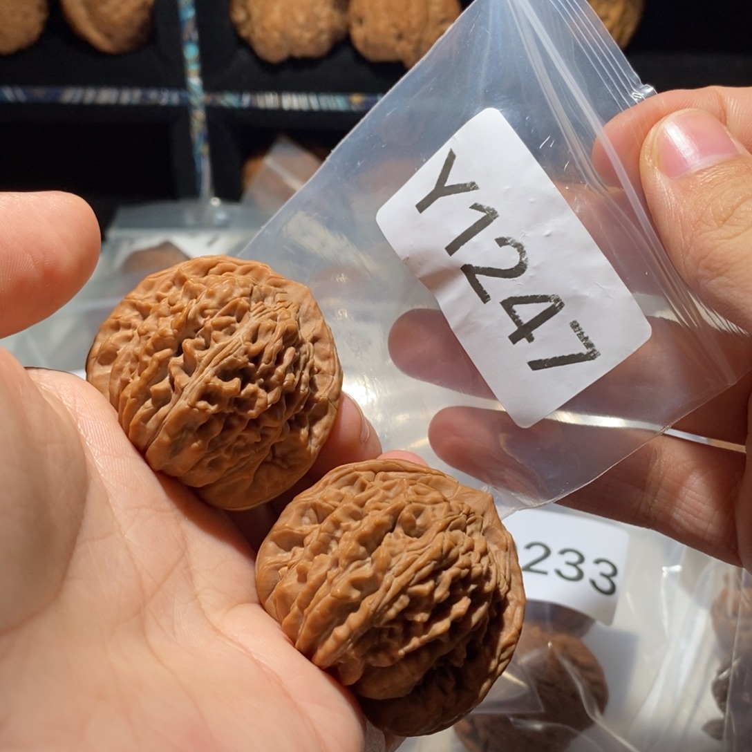 吊坠文玩核桃44全品原装三角楼子