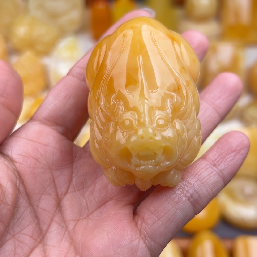 琥珀颈饰未镶嵌梦*纯天然琥珀蜜蜡无优化