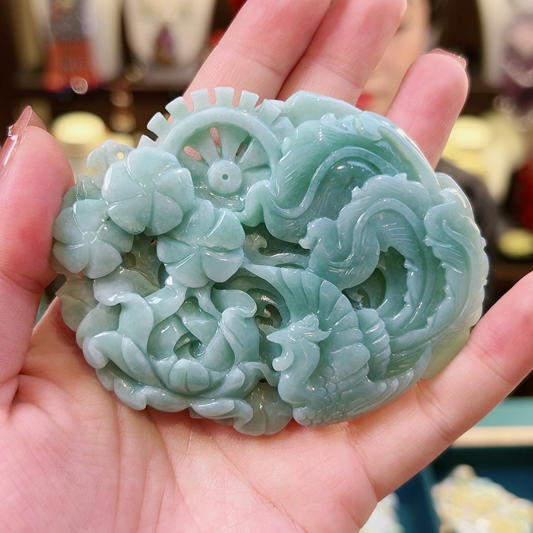 翡翠未镶嵌吊坠(不含链)吊坠