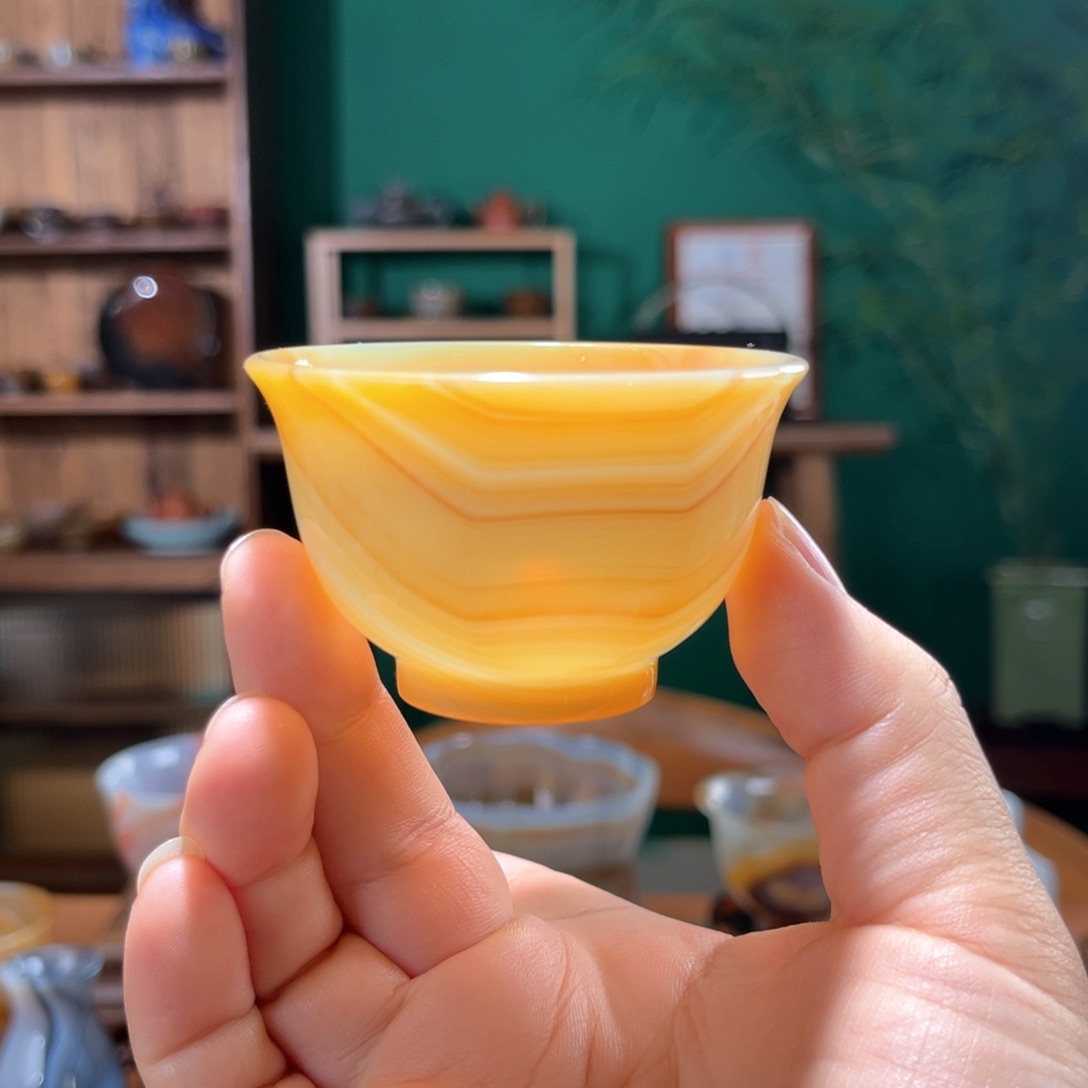 玛瑙/玉髓茶器未镶嵌