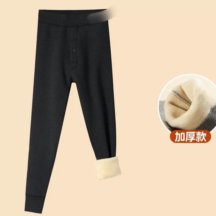 Z下加绒加厚儿童保暖裤秋冬冬季棉裤宝宝打底裤校服神器