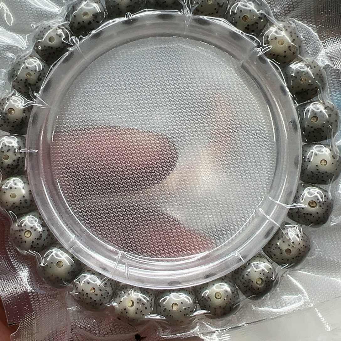 星月菩提手串23黑灰星月菩提单圈1.0