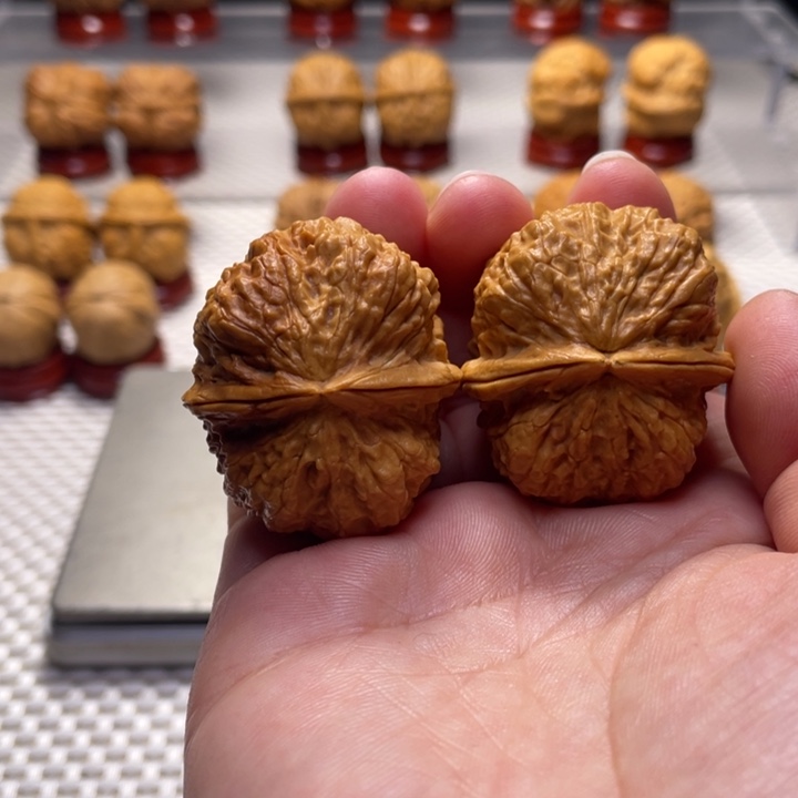 文玩核桃把件3鬼脸蝴蝶