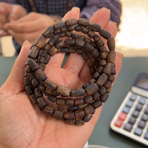 沉香手串白棋沉水卡0.6多样性发1串