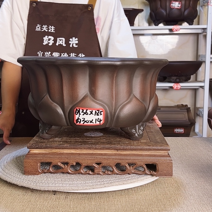 紫砂花盆紫砂花盆