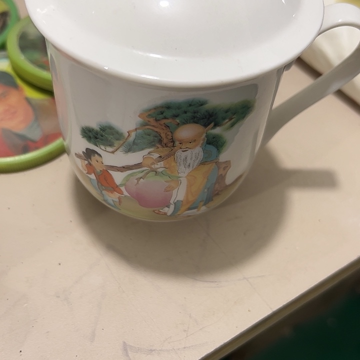怀***河瓷片陶瓷制品摆件