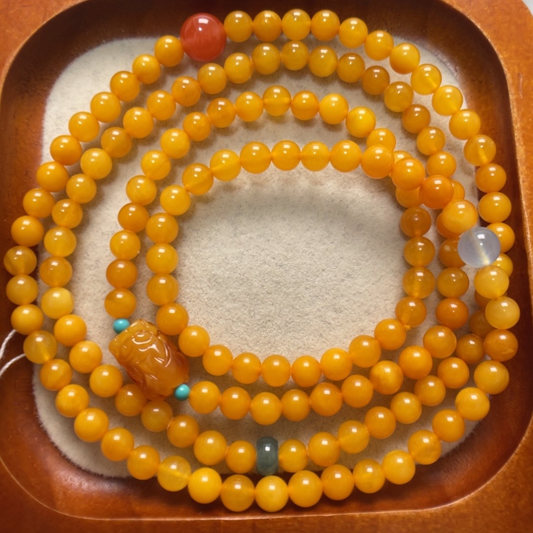 蜜蜡未镶嵌手串蜜蜡