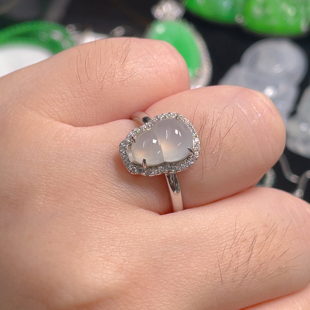 翡翠银S925镶嵌吊坠(不含链)