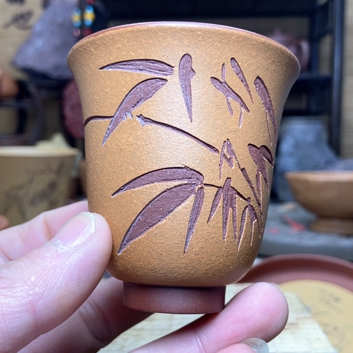 紫砂茶杯紫砂主人杯130毫升