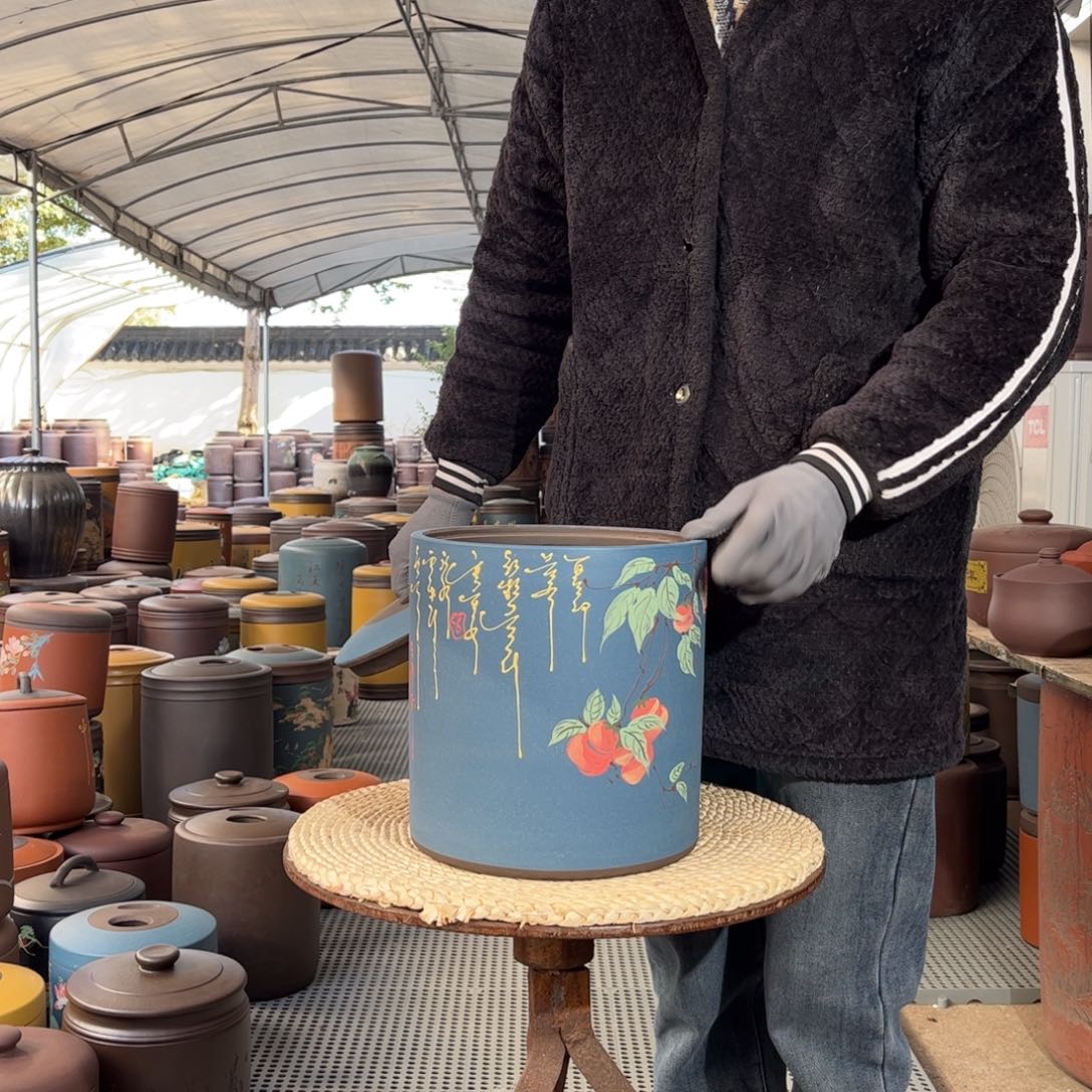 茶叶罐紫砂8 饼茶叶罐