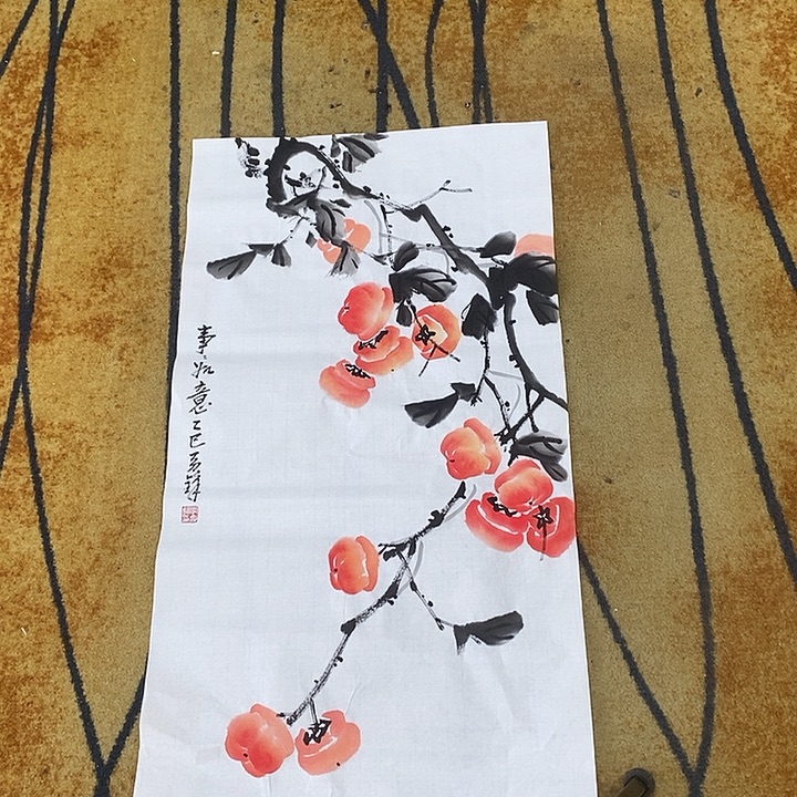 国画50/100李勇锋手绘画芯