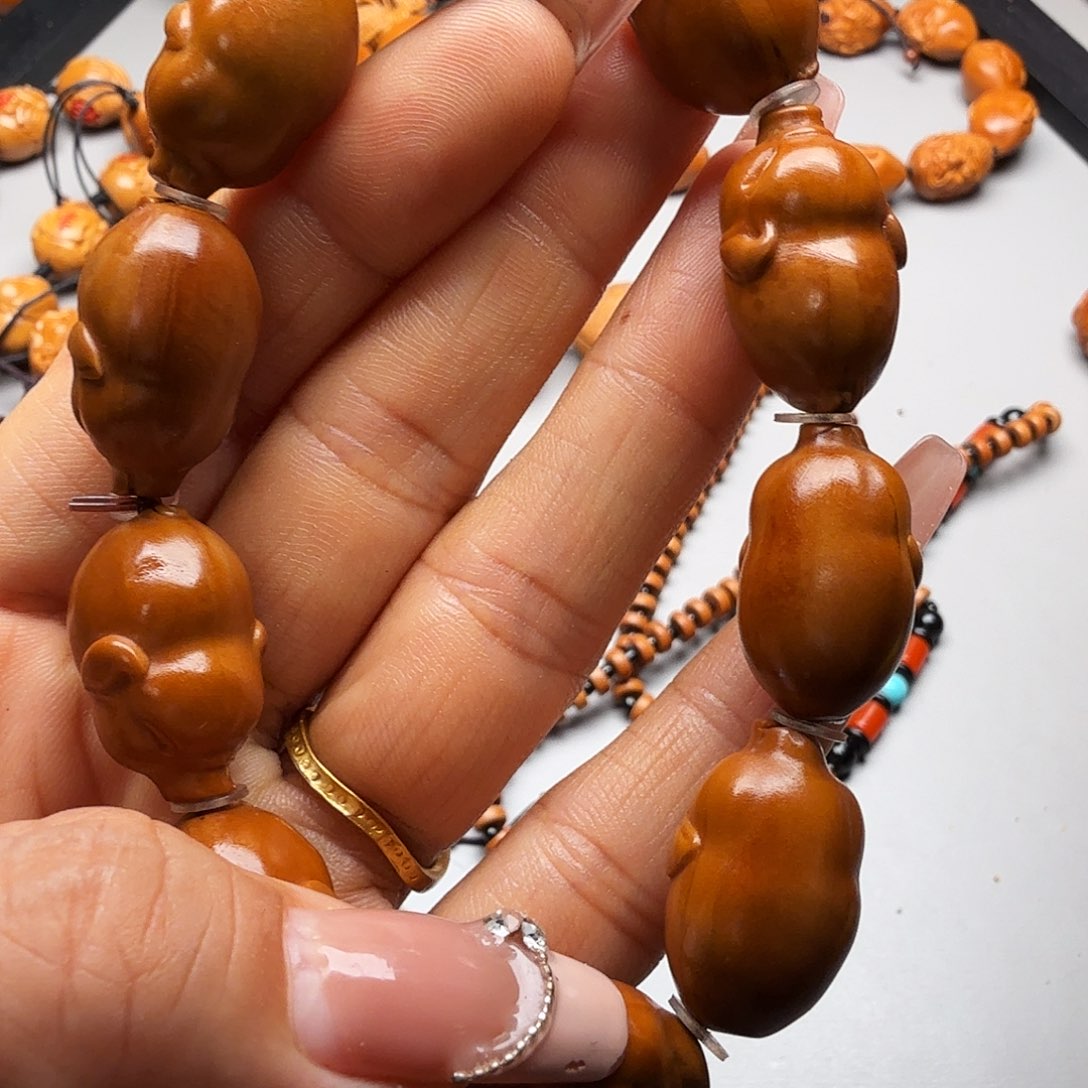 橄榄核手串/手链小猪福利