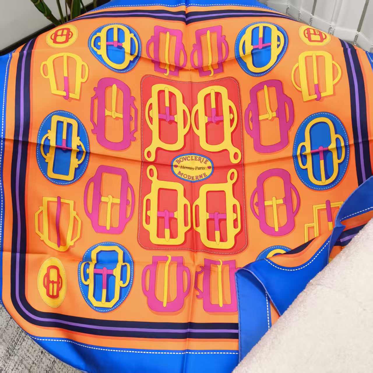 99新 Hermes/爱马仕 海囤J/爱马仕/丝巾/my50910