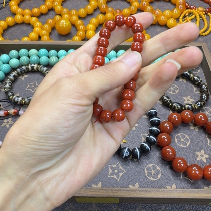 绝***️玛瑙/玉髓未镶嵌颈饰