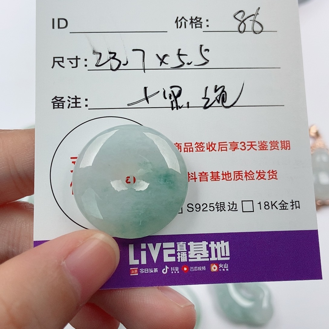 颈饰未镶嵌翡翠翡翠