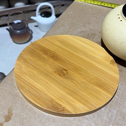 微瑕，不能明火，口径19，4个竹垫