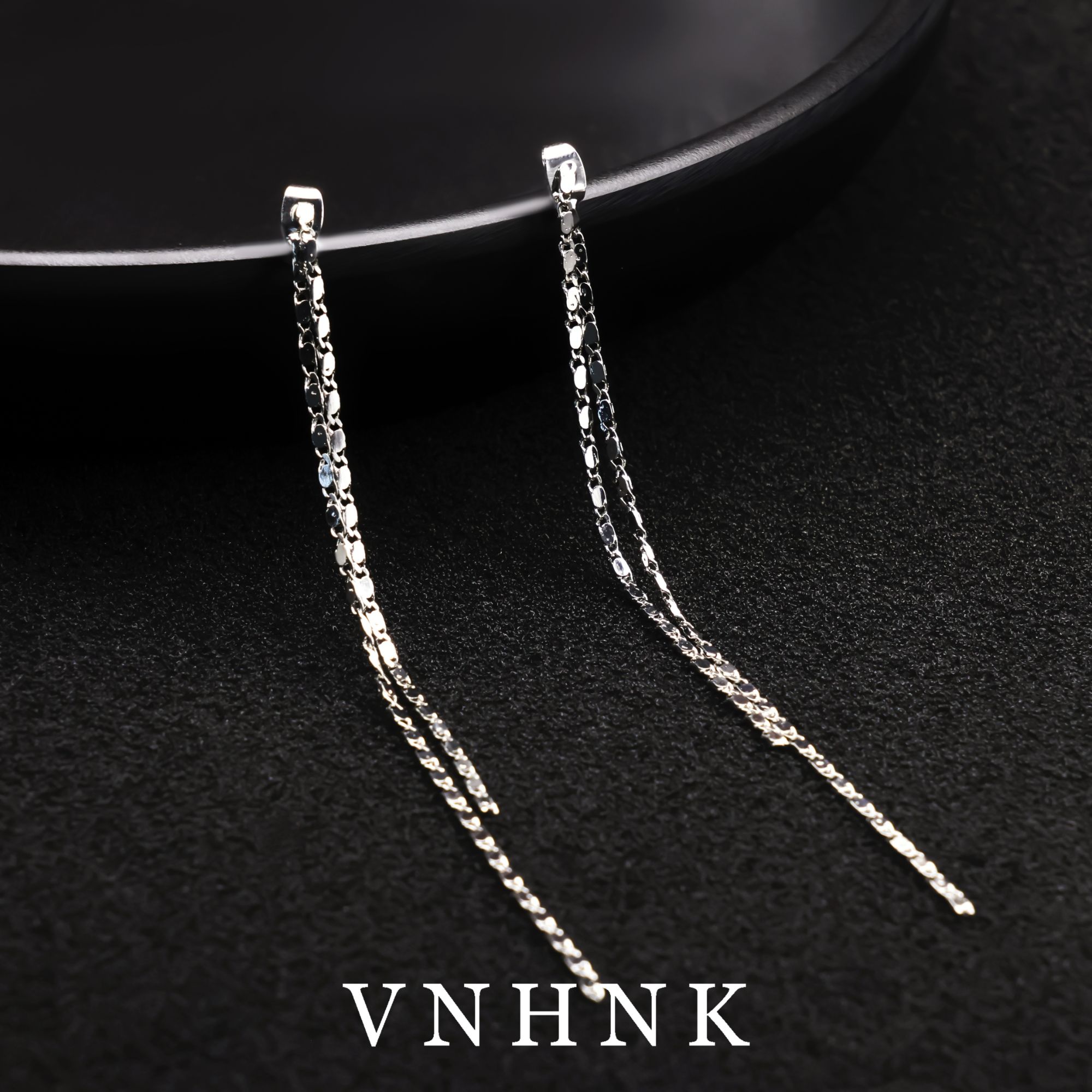 铜合金耳饰 美可儿   N214    银色精致时尚气质耳环