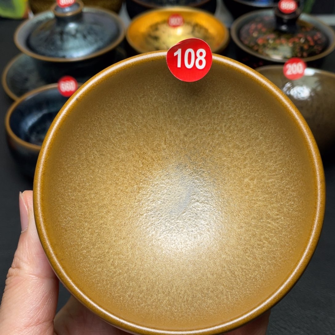 茶盏108 建窑建盏茶盏