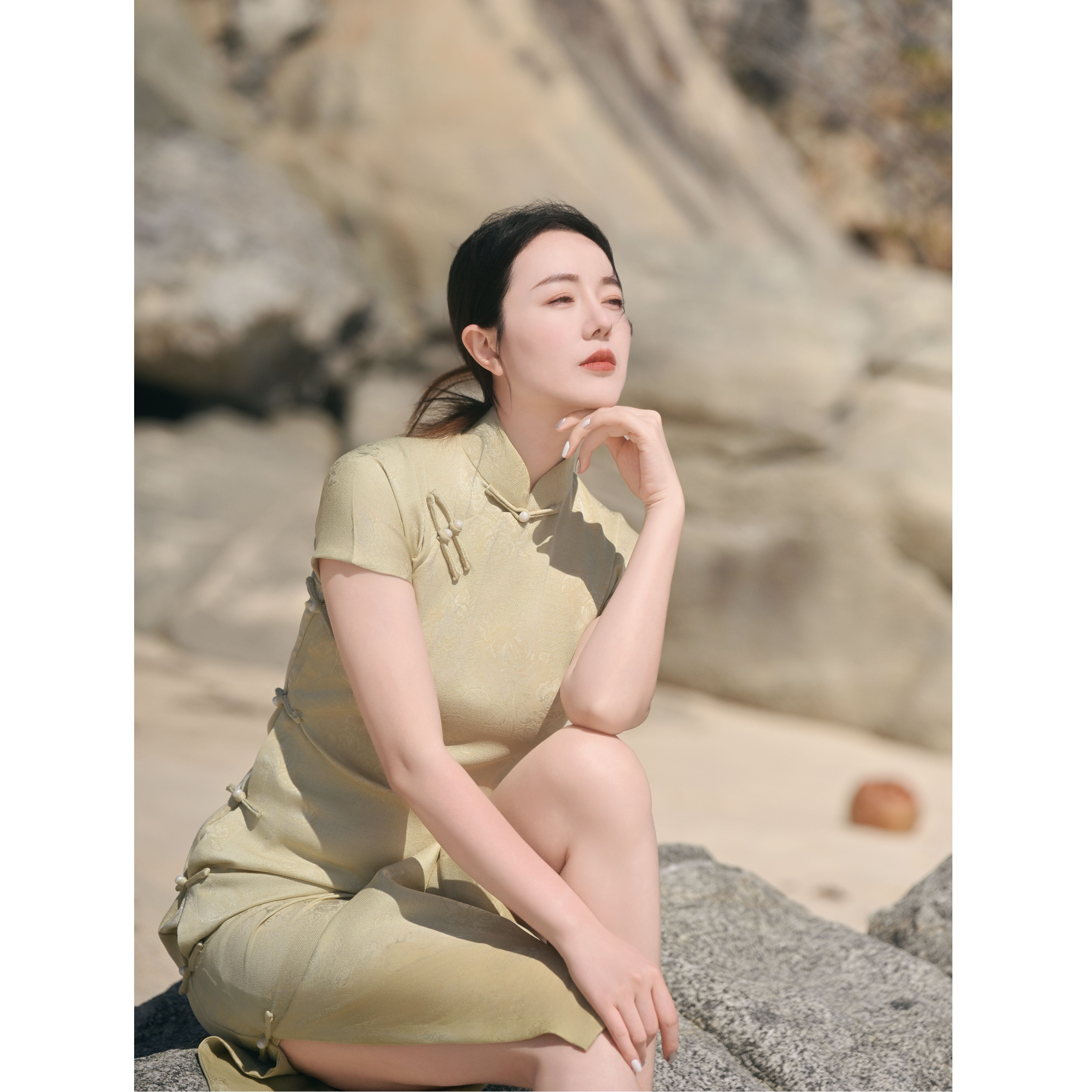 【春满】国风显瘦气质优雅经典全开襟日常旗袍128CM