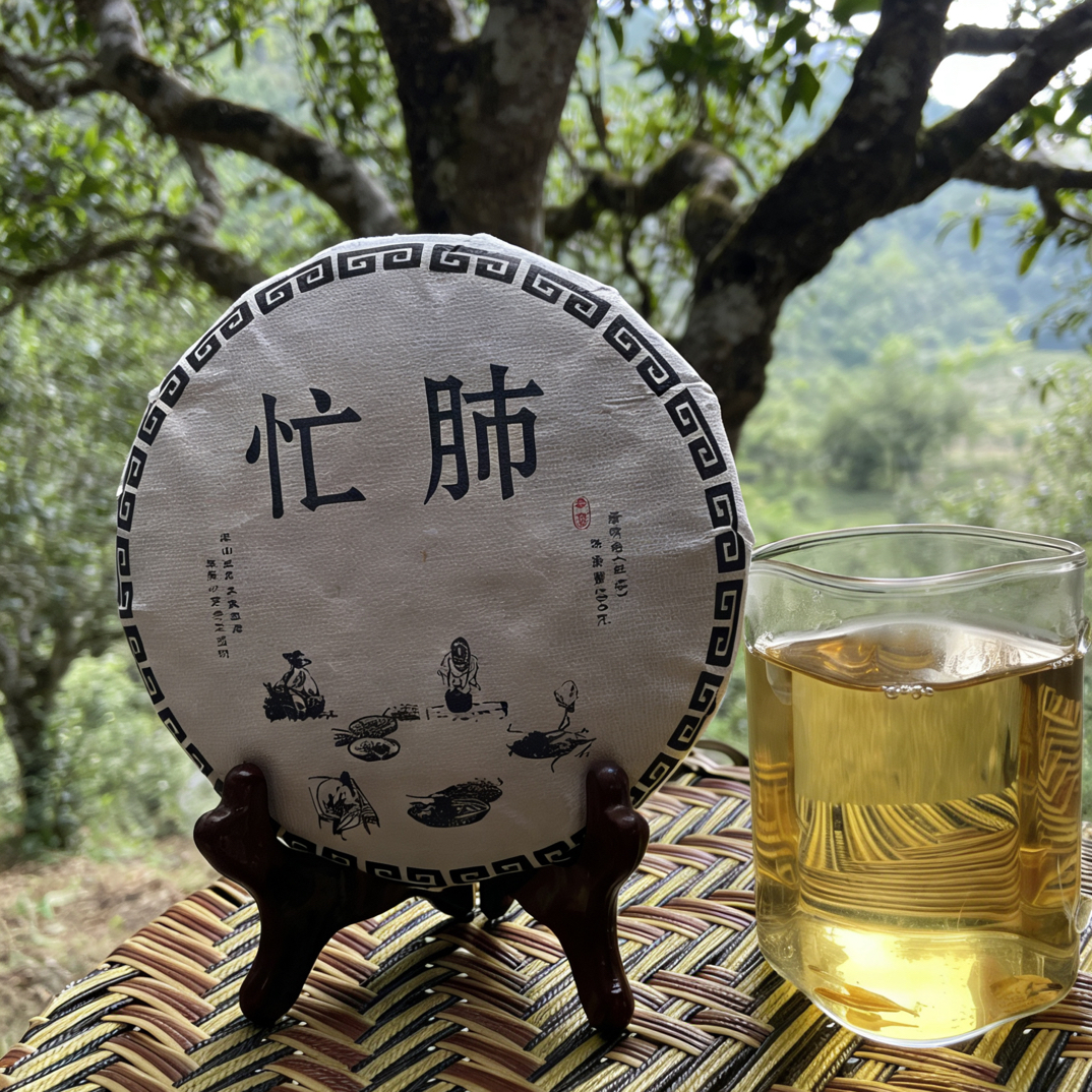 忙肺2025明前春200克小饼滋味鲜爽口感饱满