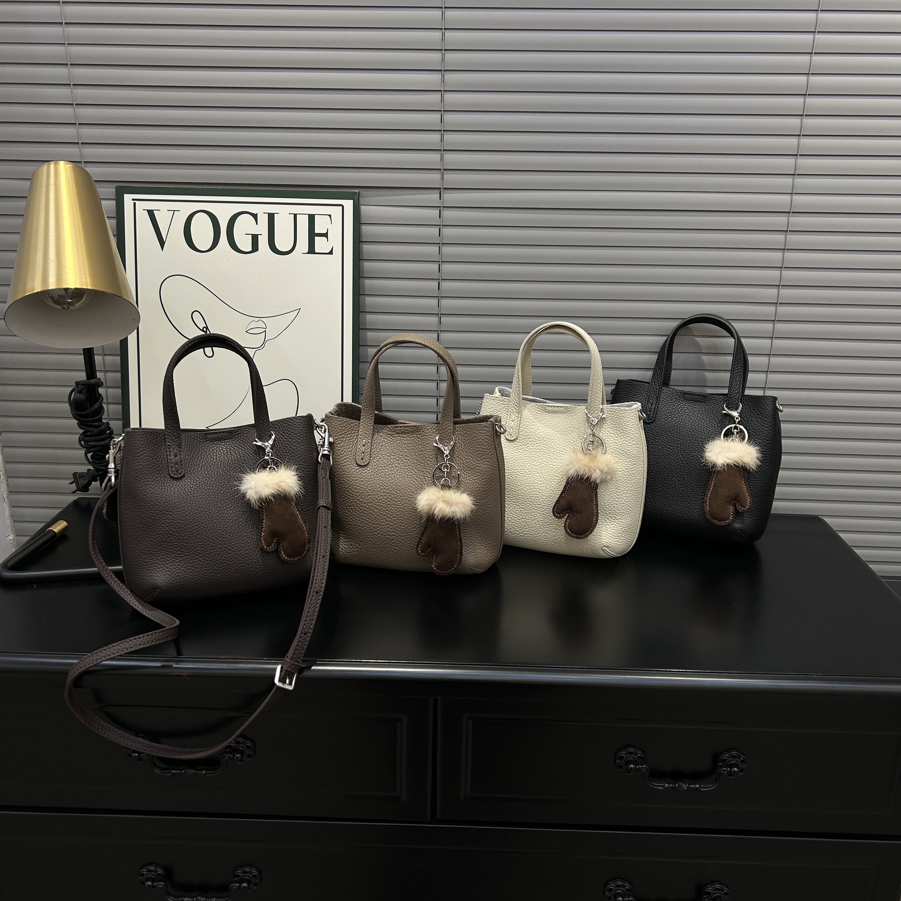 小众高质感通勤简约百搭斜挎手提菜篮子包