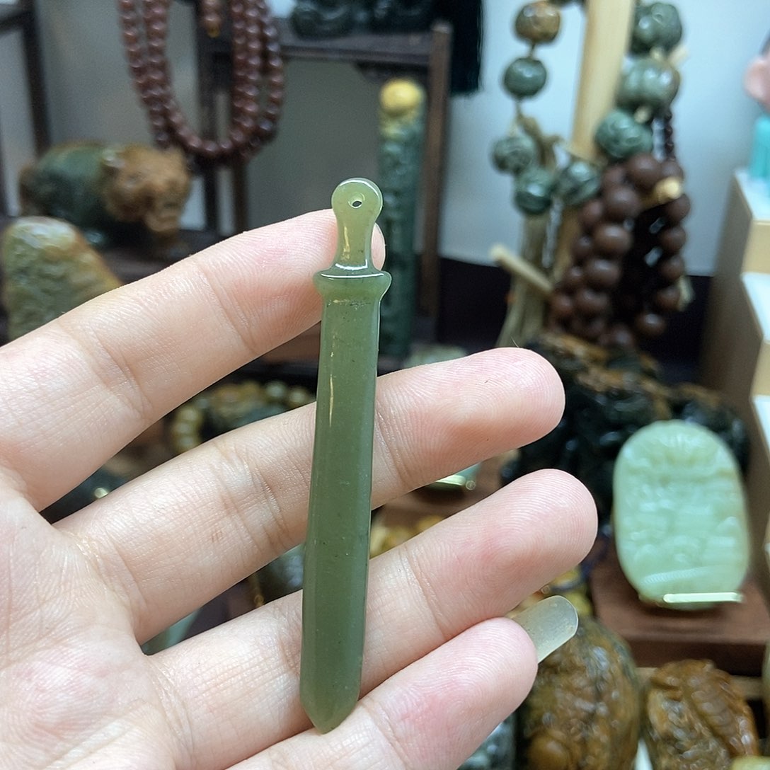 和田玉挂件未镶嵌吉****宇