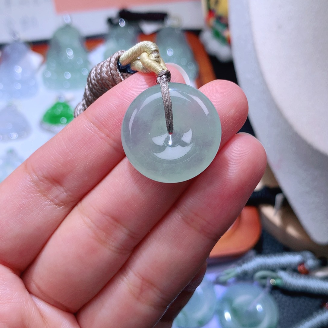 颈饰未镶嵌翡翠扣子23*5.6